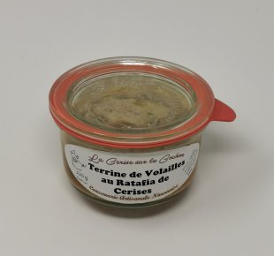 Terrine de volailles au Ratafia de cerises 120gr