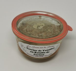 Terrine de volailles au Ratafia de cerises 200 gr
