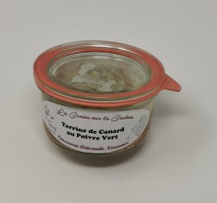 Terrine de canard au poivre vert 120 gr