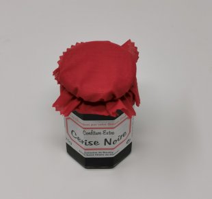 Confiture de cerises noires 370 gr