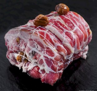 Buche de porc chataignes et Jambon sec