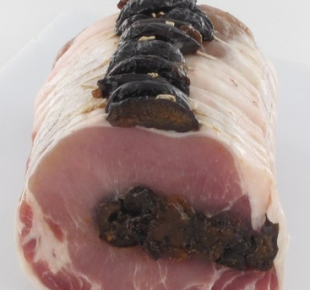 Buche de porc aux pruneaux