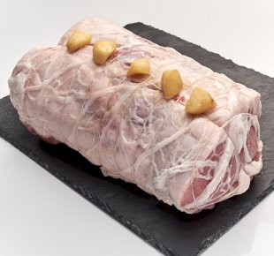 Buche de porc aux pommes