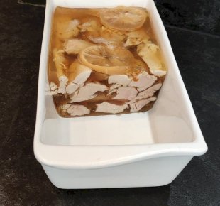 Aspic de Poulet au citron